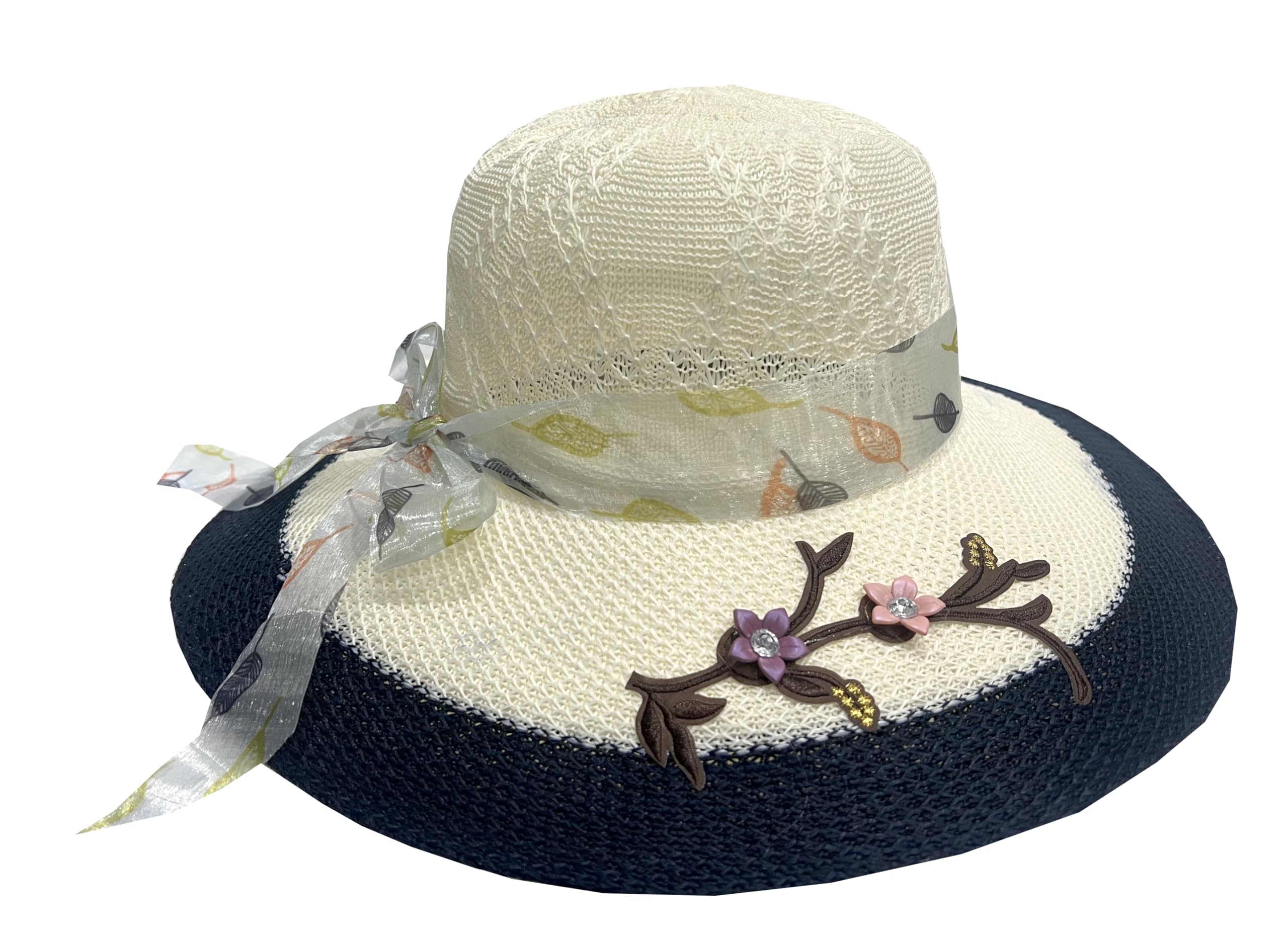 INFISPACEWomen's Wide Brim Fedora/Tribly Summer Beach Hat
