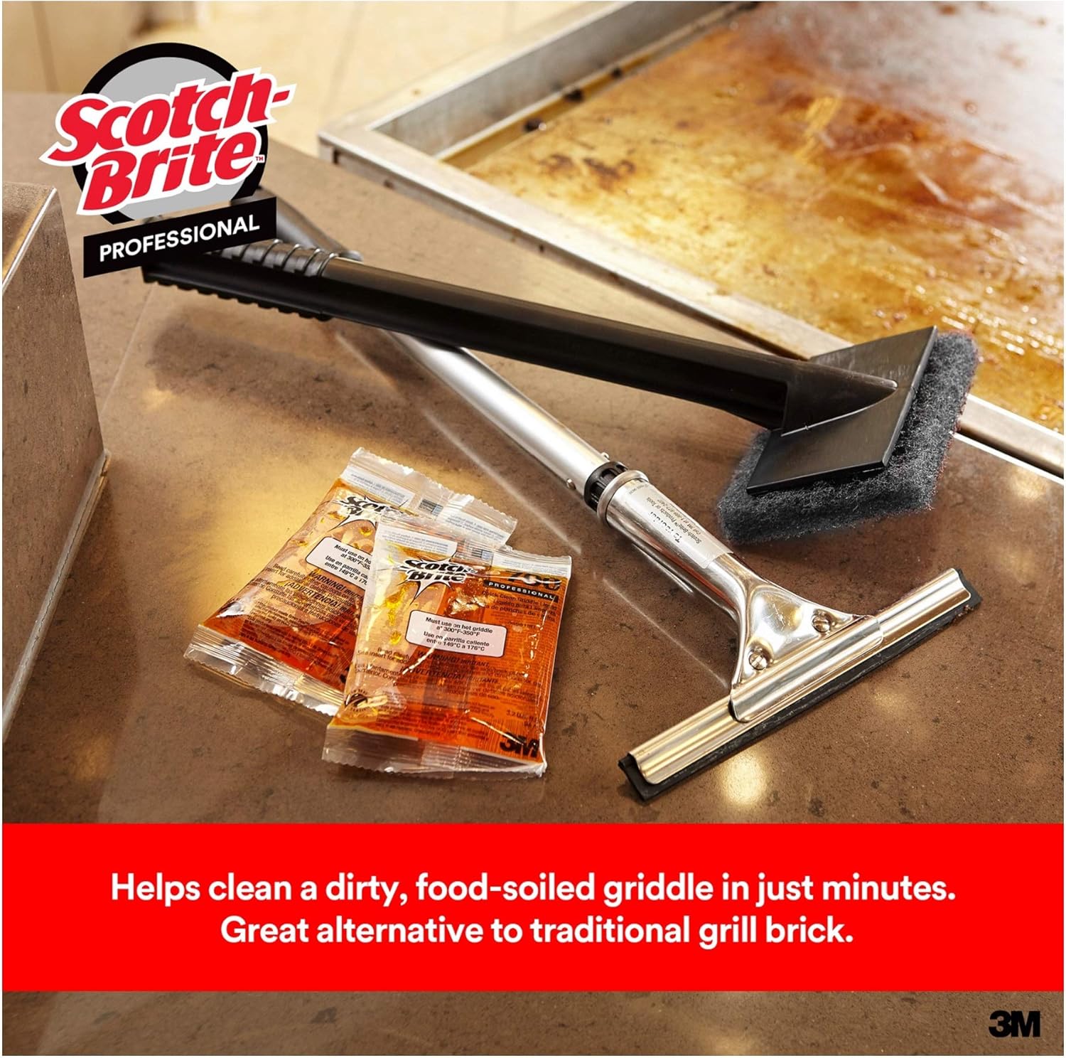 3M Quick Clean Griddle Cleaning System Starter Kit