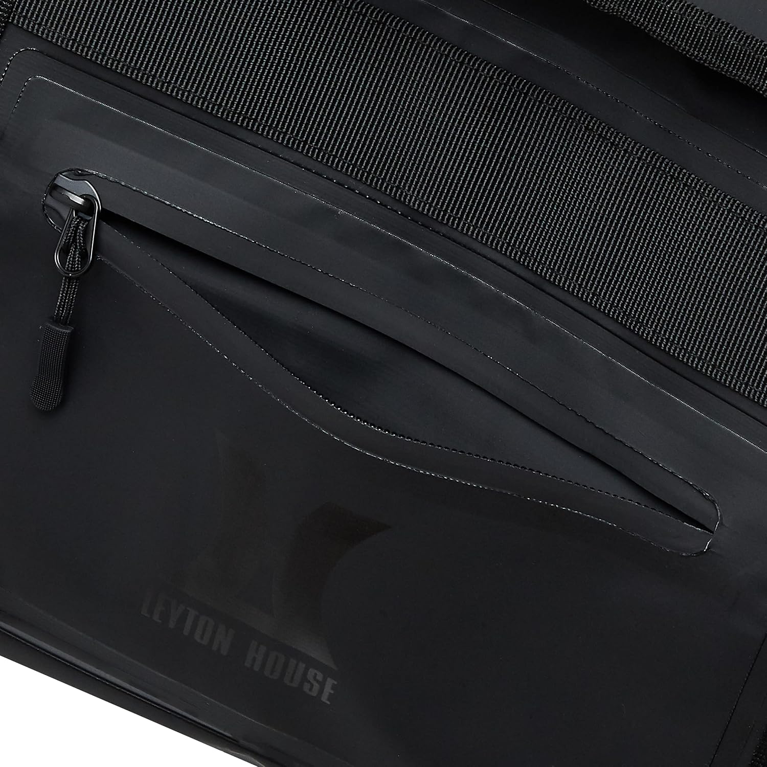 Leighton House SPLASH LEYTON HOUSE LHB-112 Waterproof 3-Way Bag, Fully Original, Waterproof, Duffel Bag, For Commuting to Work or School, Outdoor, Rain, Guerrilla, Heavy Rain, Leisure, Travel, Camping, Fishing, Kayaking, Boating, Bicycle, Bike, Black x Black, blk/blk, 約30L