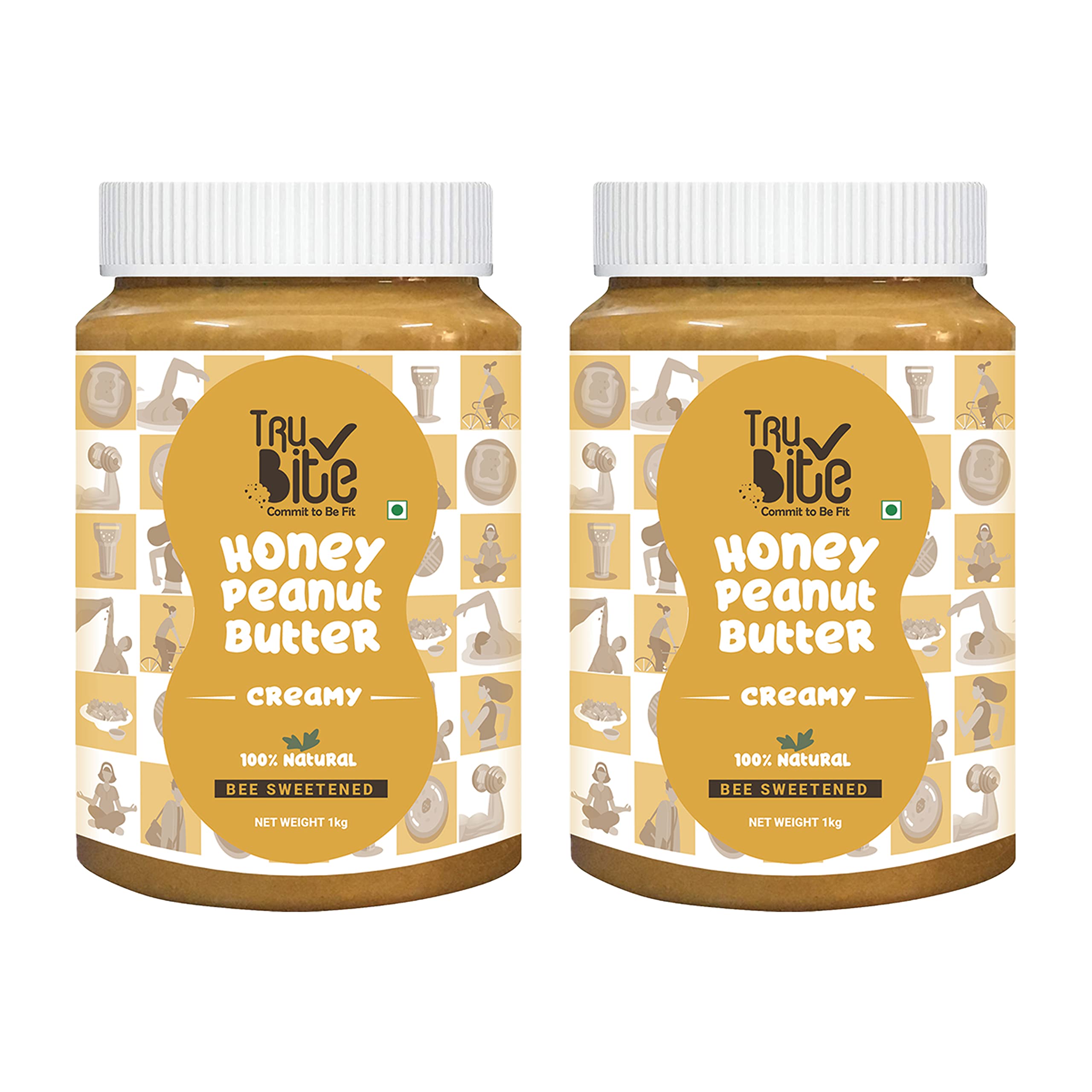 Trubite Natural Honey Peanut Butter Creamy 27g Protein No Added |  Desertcart Seychelles