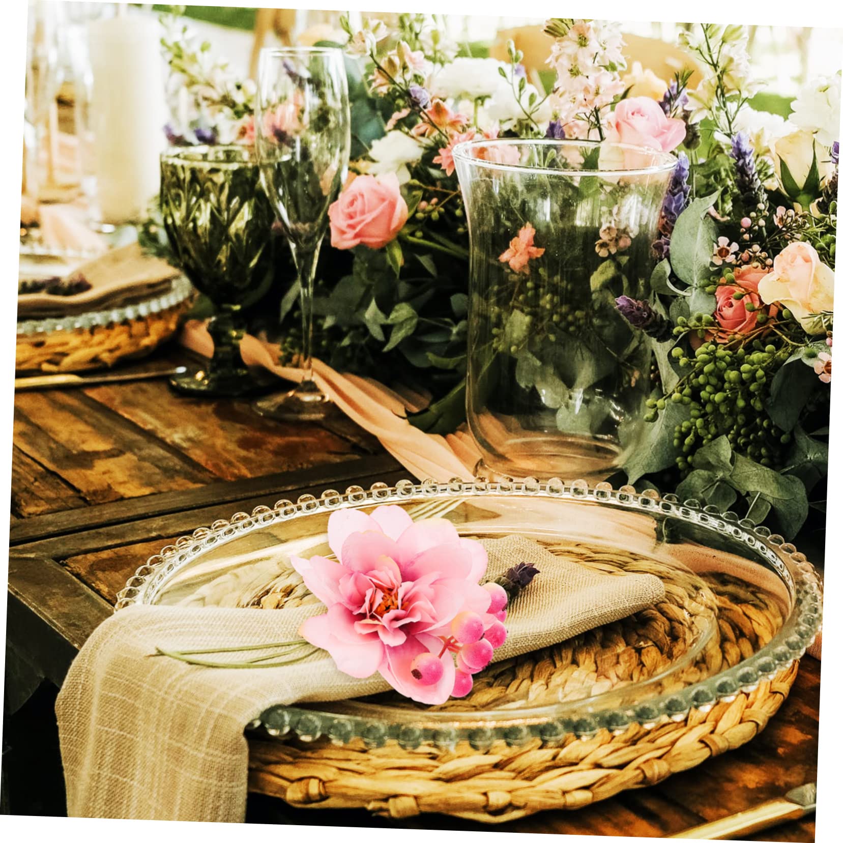 PRETYZOOM 18stücke Teiliges Serviettenring Blumenmotiv Elegante Tischdekoration Für Hochzeiten Feiern Und Bankette Robuste Kreative Serviettenhalter Für Festliche Anlässe Für