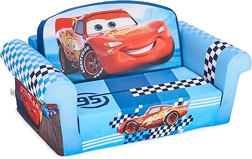 Miniatura 12 de Marshmallow Muebles, Niños 2-en-1 Flip Open Foam Comprimido Sofá, Disney La Sirenita