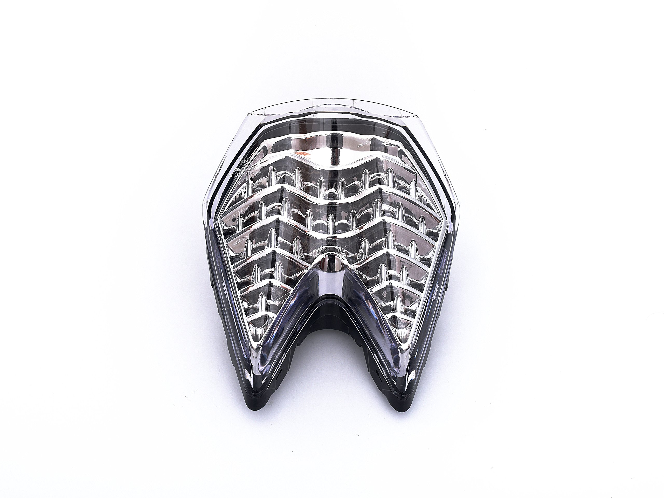 TOPZONE Compatible for KTM 990 SUPER DUKE R ; 690 SUPERMOTO ; 690 DUKE ; LED Taillight Rear Lamp integrated Turn SIgnal Idicator Function (Clear Lens)