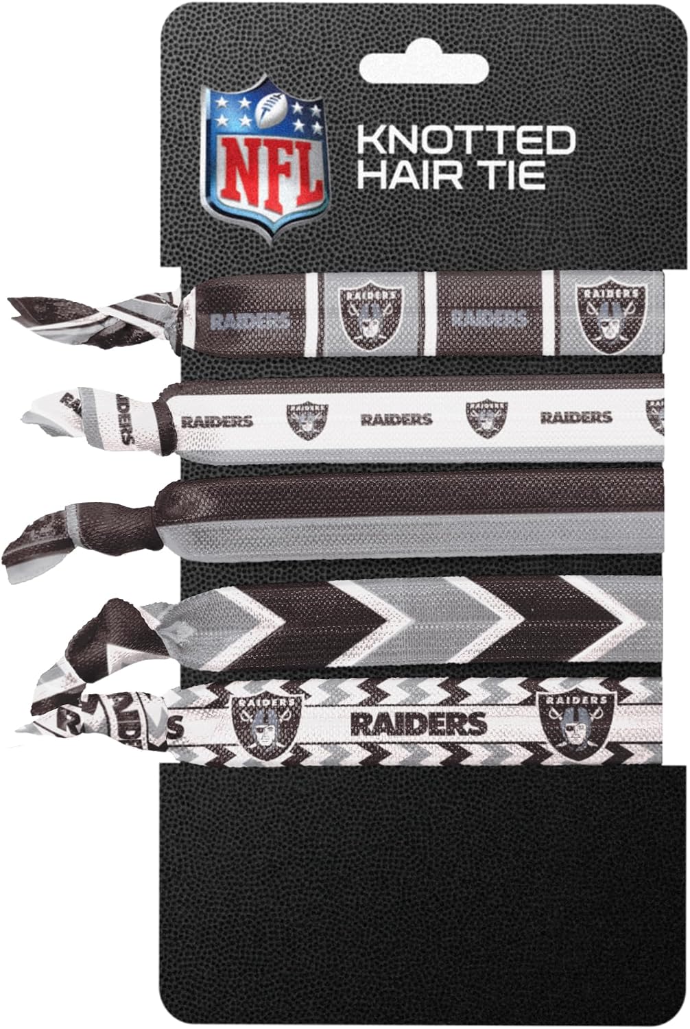 Littlearth NFL Knotted Hair Ties - Officially Licensed Teams & Colors