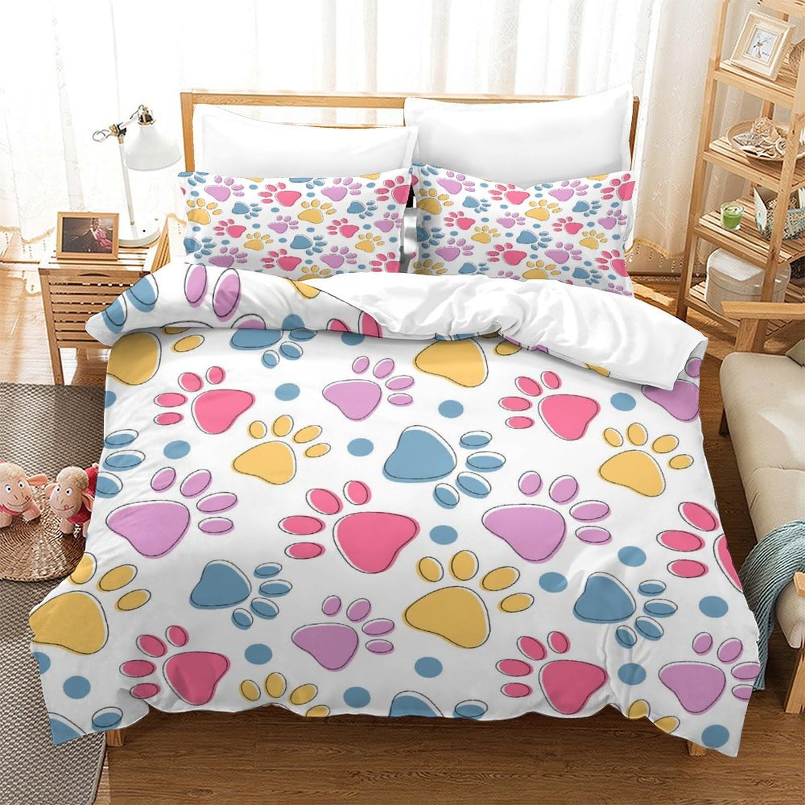 Housse de couette pattes 3D pour transformer votre chambre adulte en un cocon douillet