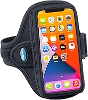 Tune Belt AB91 Running Armband for iPhone 16/15/14/13, Galaxy S24/S23 - Sweat-Resistant, Secure Fit for Workouts (Black)