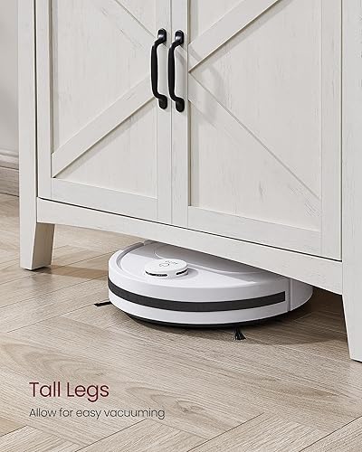 Miniatura 8 de VASAGLE Armario buffet, aparador con almacenamiento y cajón, con puertas, estante de altura ajustable, estilo granja, para sala de estar, cocina,