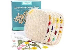 Etcokei Microwave Flower Press Kit: Preserve Nature's Beauty with Speed and Ease