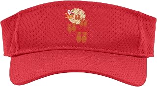Reindeer Dachshund Santa Christmas Pet Weiner Dog Xmas Sport Sun Visor