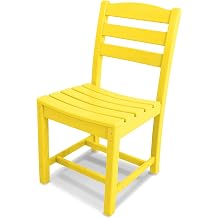 POLYWOOD La Casa Cafe Dining Chair, Lemon