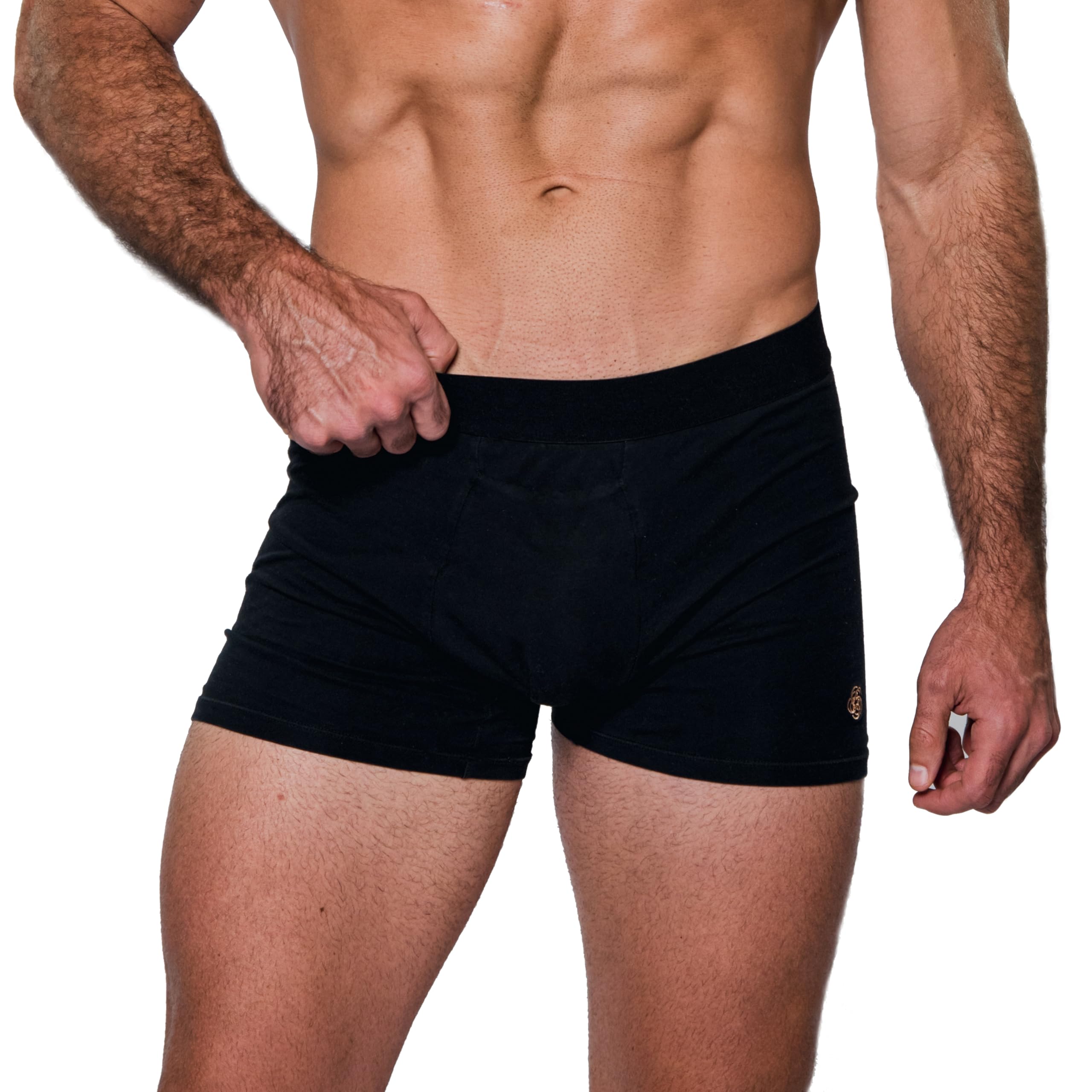 LEELA QUANTUM TECH EMF Blocking Underwear for Men silver fabric, protects against high-frequency radiation & electrosmog