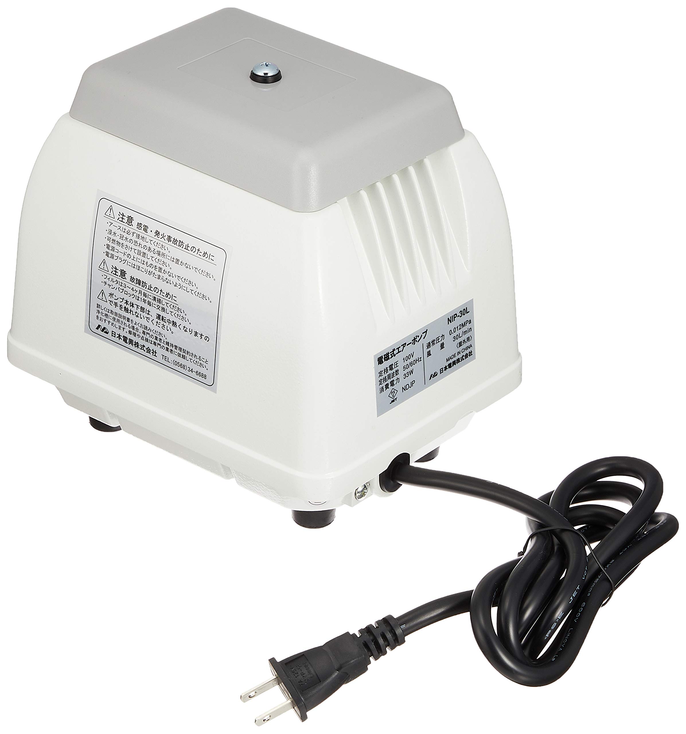 Amazon.co.jp: NIHON DENKO NIP-30L Electromagnetic Air Pump, White 