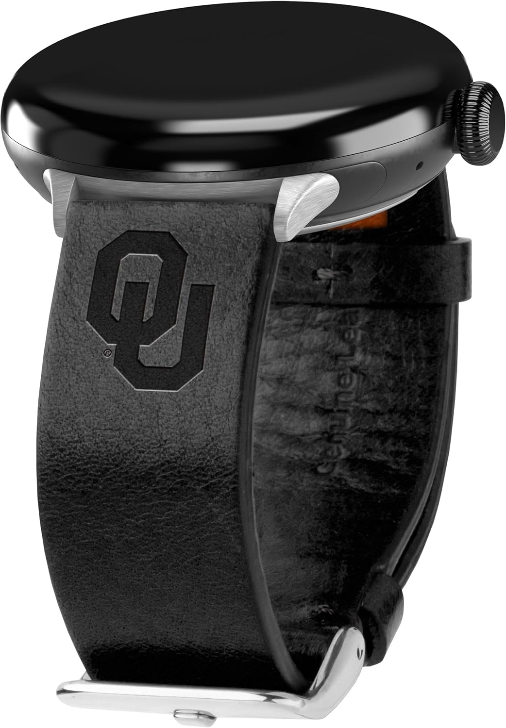 Affinity Bands Oklahoma Sooners Premium Leather Watch Band Compatible with Google Pixel Watch