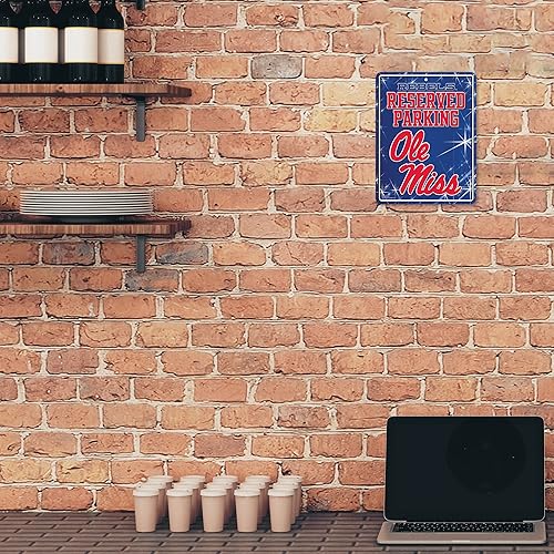 Miniatura 201 de Letrero de metal NCAA de 8.5 x 11 pulgadas, ideal para cueva de hombre, dormitorio, oficina, decoración del hogar Primario