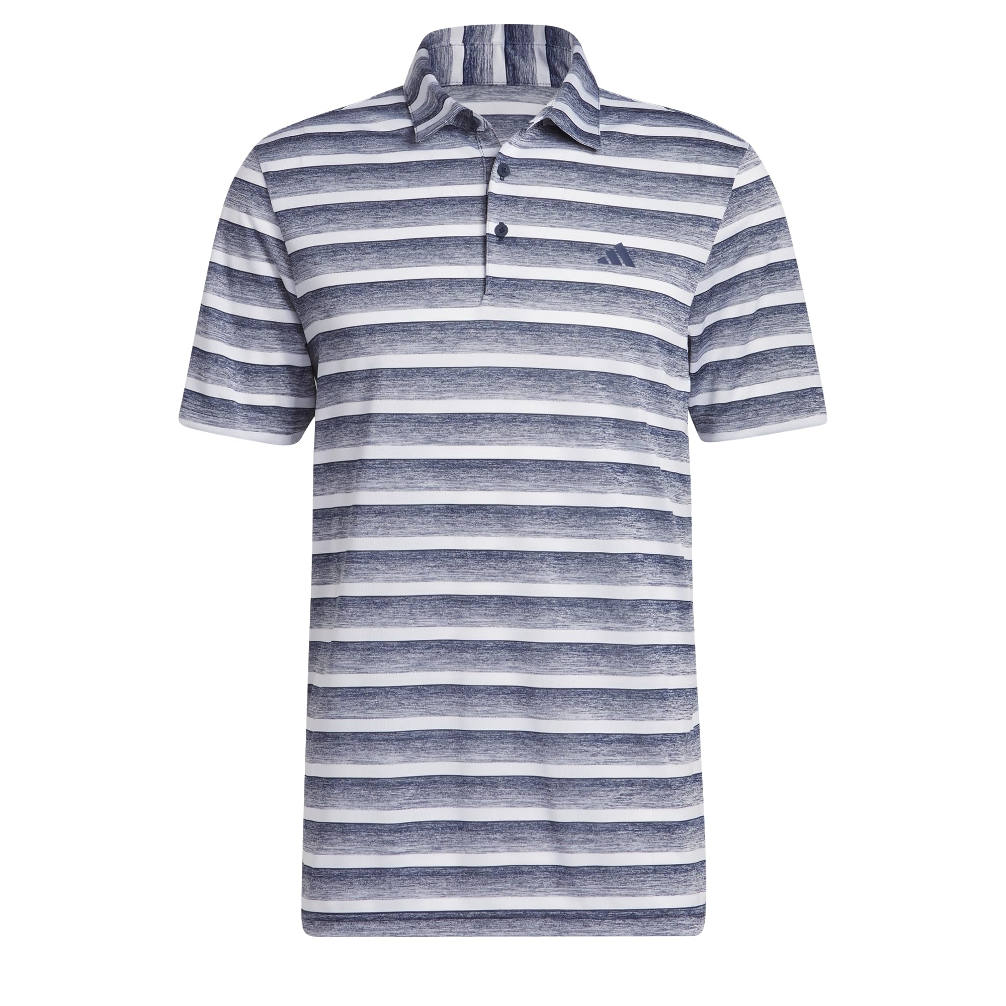adidas Golf Herren Two Colour Streifen Primegreen Poloshirt