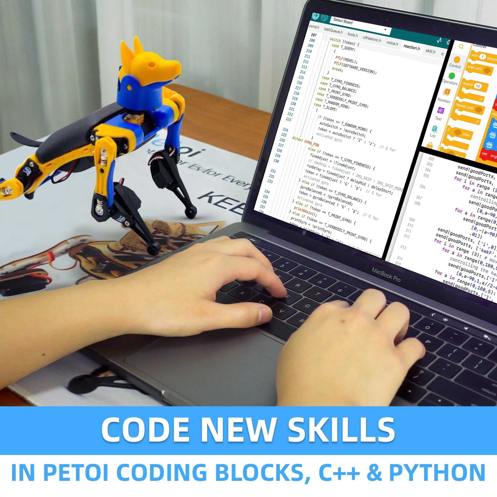 Petoi Bittle Robot Dog STEM Kit(Pre-Assembled) | Smart Coding Kit