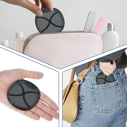 Miniatura 7 de Estuche de retención con orificios de ventilación, estuche protector bucal contenedor de almacenamiento dental (negro)