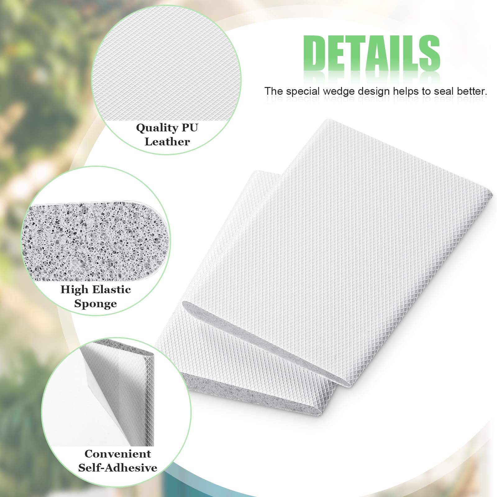 Snapklik.com : Jetec 6 Peices Self-Adhesive Door Corner Seals, Gap ...