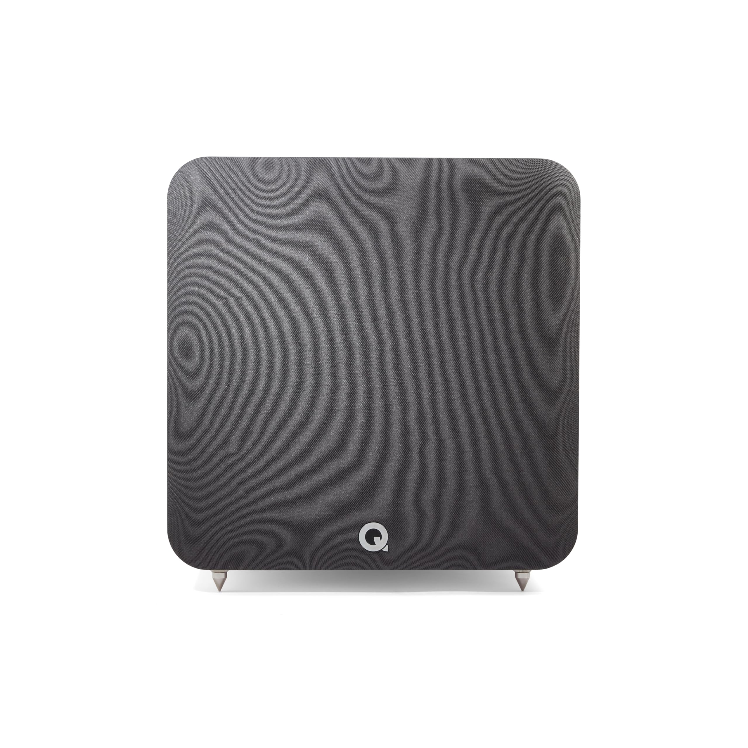 Q Acoustics Q SUB120 Subwoofer activo, controlador de 12 pulgadas con amplificador de potencia máxima de 600 W para sistemas de cine en casa (blanco satinado)