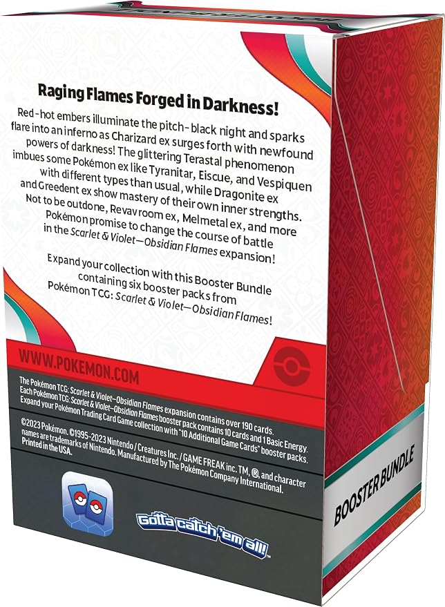Pokemon Scarlet & Violet Obsidian Flames Booster Bundle miniatura 4