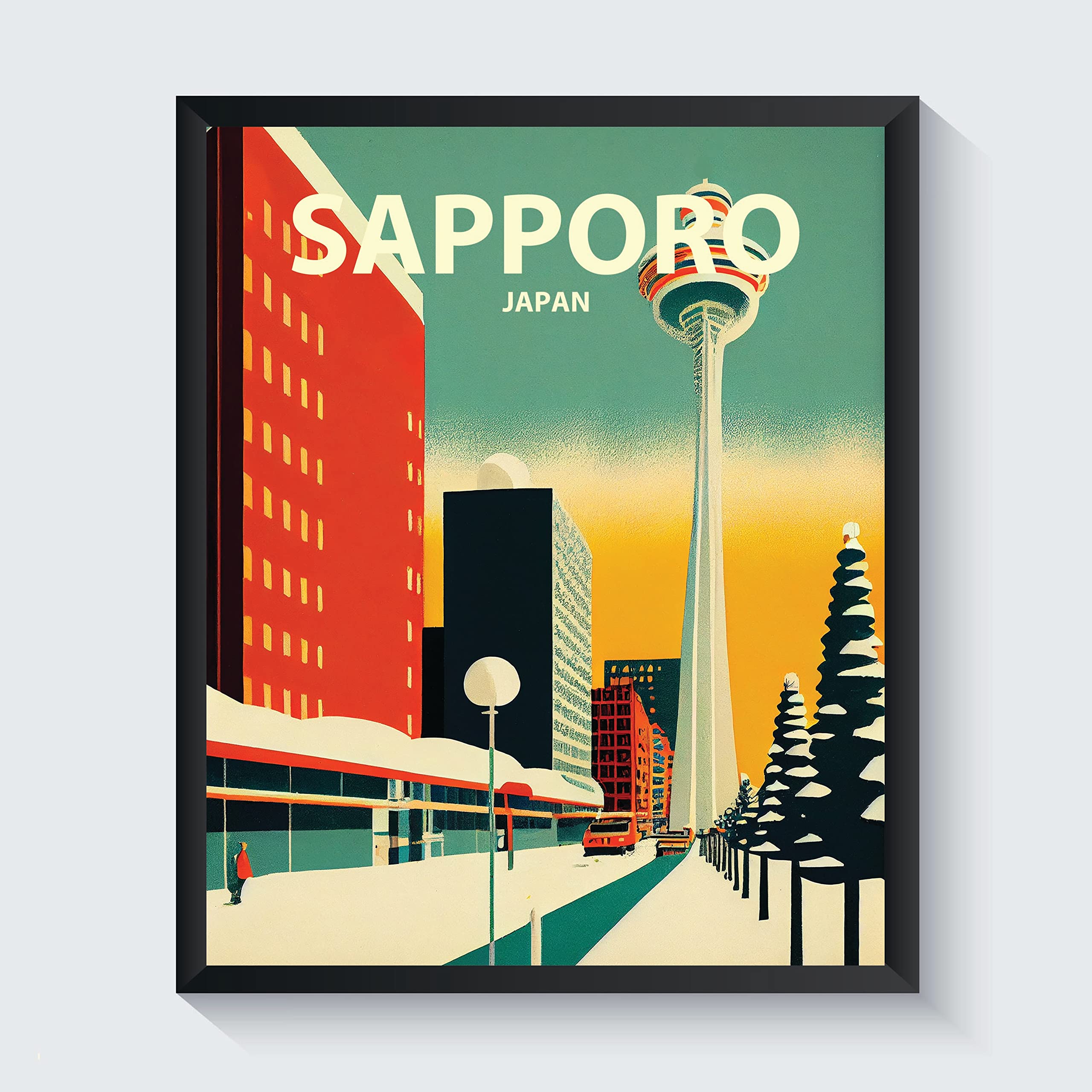 藍井エイル NO SAPPORO, NO LIFE? ポスター Amazon.com: Sapporo City Retro Art Print Poster, Japan Wall Art