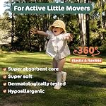 Naty FreeMovers Pull Up Training Pants, Size 4, 2T-3T, (18–33 lbs), 22 Ct. | For Sensitive Skin, Hypoallergenic Potty Training Underwear, Up to 12 Hours Leak Protection, Fragrance-Free, Stretchy comfort