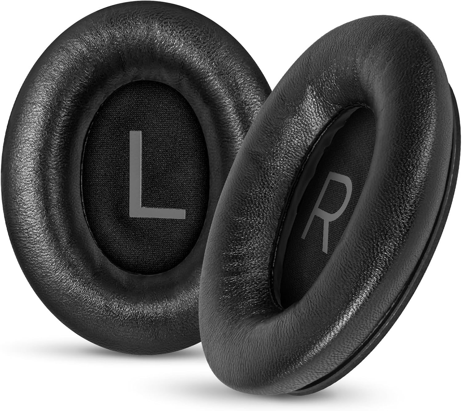 Aurivor Replacement Ear-Pads Cushions for Bose QuietComfort 45 35 35ii (QC-45 QC-35 QC-35 ii), Genuine Lambskin Ear Covers Compatible with QuietComfort SE (QC SE)/ New QuietComfort Headphones (Black)