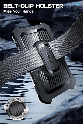 Miniatura 7 de SUPCASE Funda para iPhone 14 Pro Max  iPhone 13 Pro Max con soporte para cámara, compatible con MagSafe Clip de cinturón integrado Funda magnética