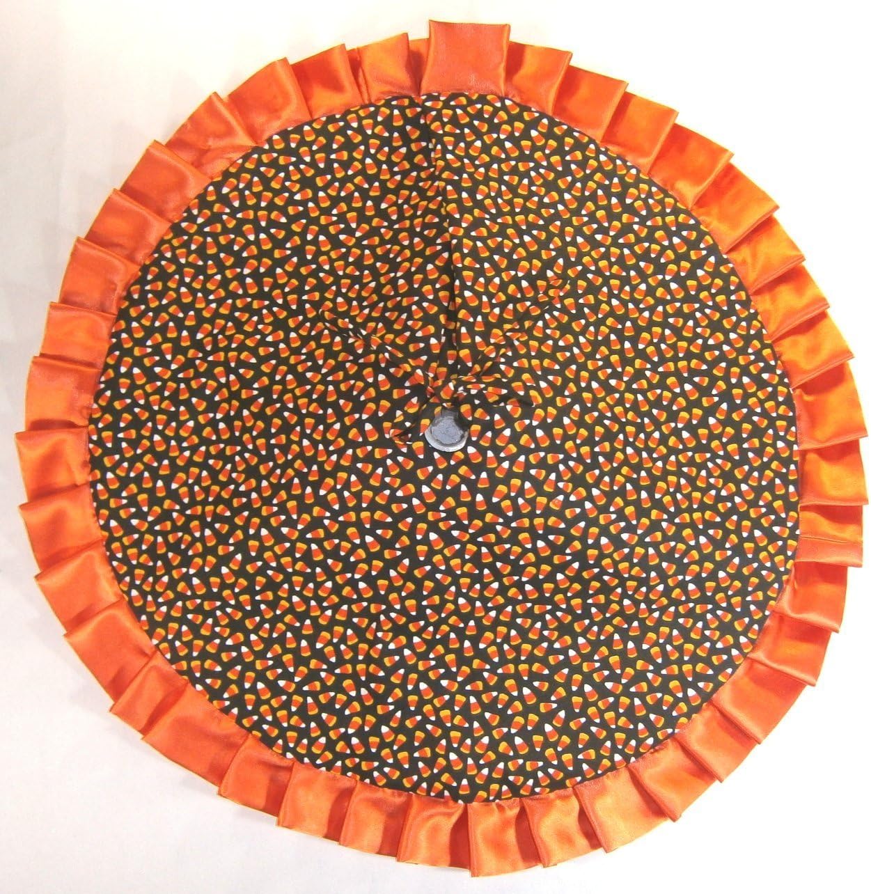 Arkansewn Small Halloween Tabletop Tree Skirt, 24", Candy