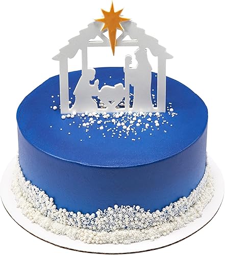 Miniatura 6 de DecoPac Decoración clásica para tartas de Navidad, decoración de pastel de Navidad, segura para alimentos, paquete de 6