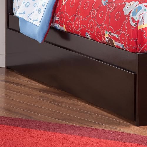 Miniatura 3 de AFI Cama nido Urban de tamaño matrimonial en espresso Espresso,claro (Light Toffee),Nuez,Blanco,Gris