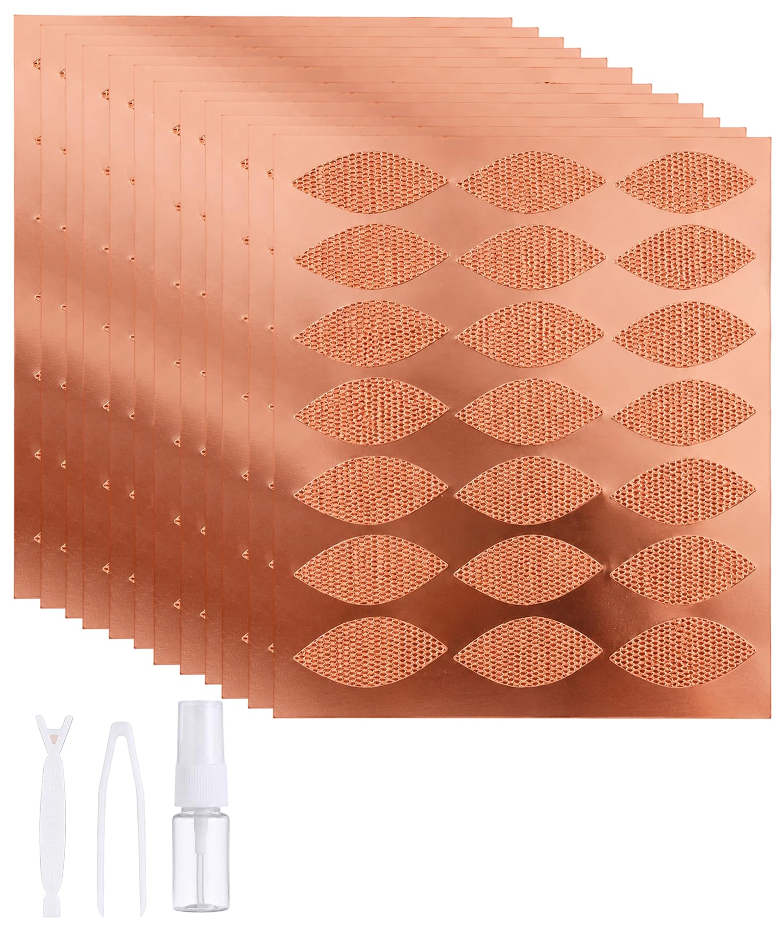 483-Piece Eyelid Tape Set, Eye Tape for Eyelid Shaping, Double Eyelid Tape Invisible Korean, Lace Double Eyelid Stickers with Fork, Tweezers and Spray Bottle, Makeup Tools for Hooded Eyes-picture-55