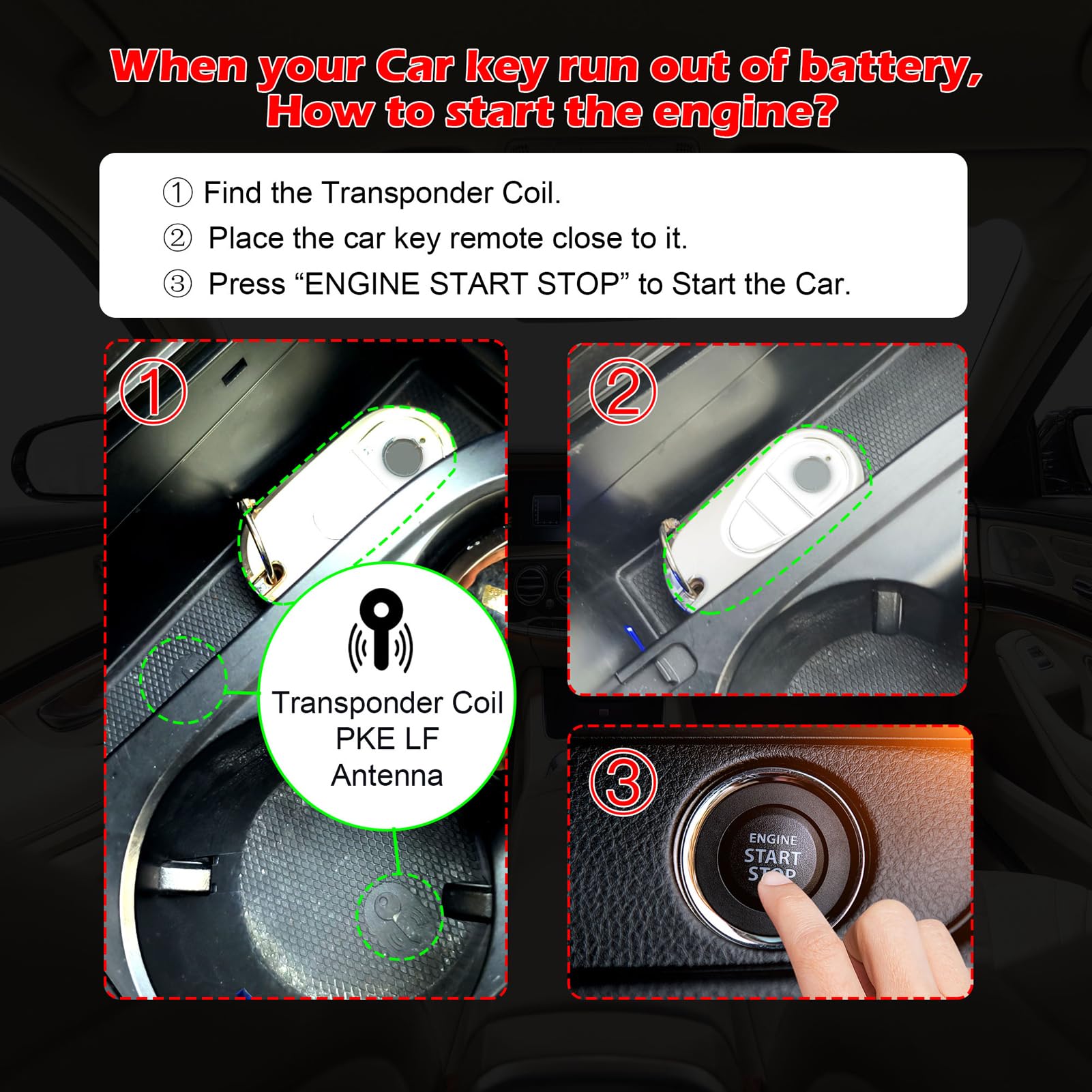 PL011 Localizzatore LF e tester per antenne automobilistiche ad alta frequenza per l'accesso passivo senza chiave e lo strumento diagnostico per sistemi PEPS compatibile con