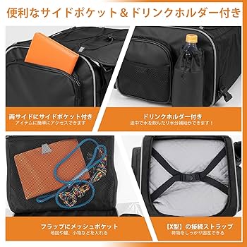 Amazon | LOOBANI シートバッグ 防水 バイク シートバッグ25L大