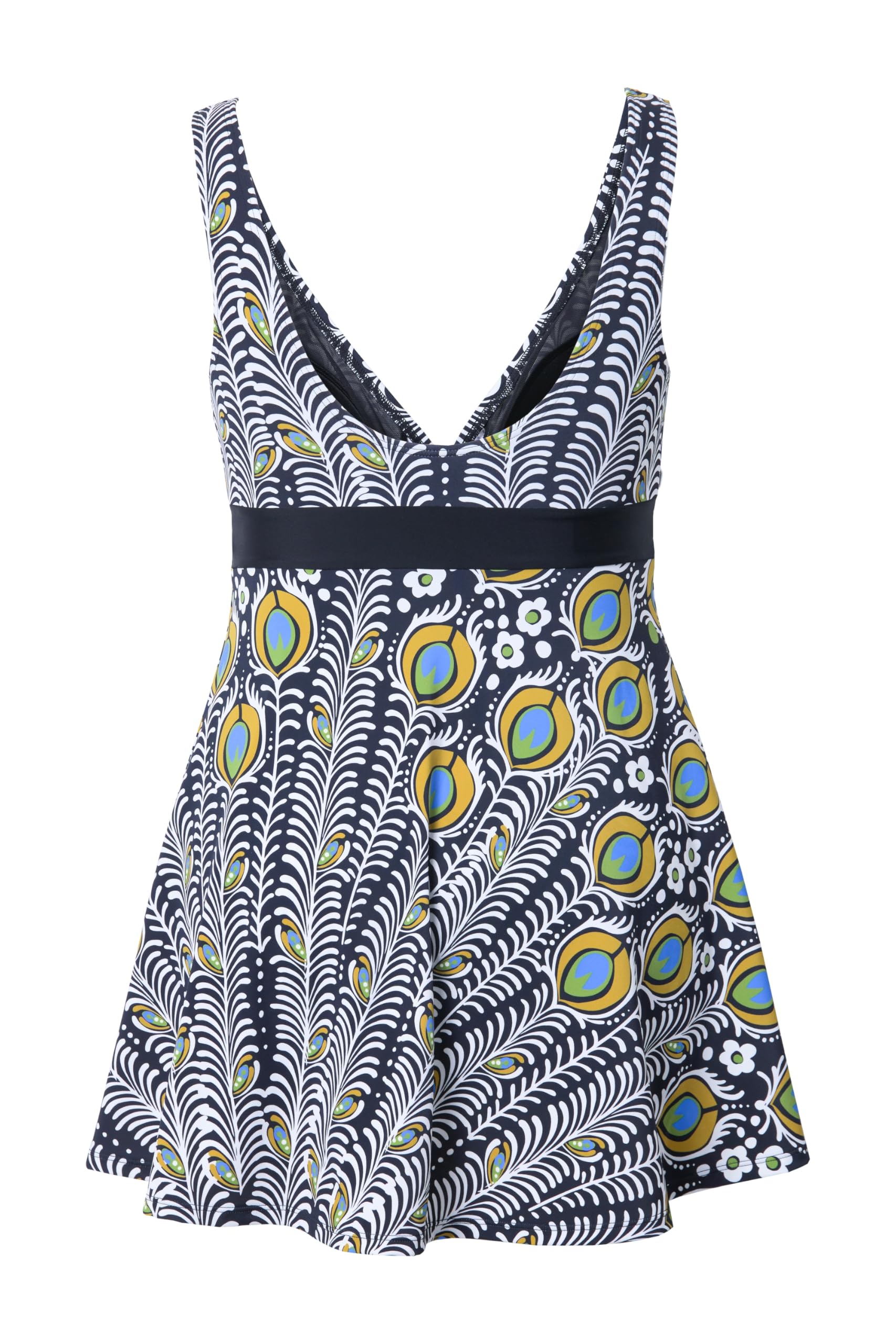 Ulla Popken Badekleid, Amber, Perlendetail, Peacock Traje de baño de una Sola Pieza Mujer