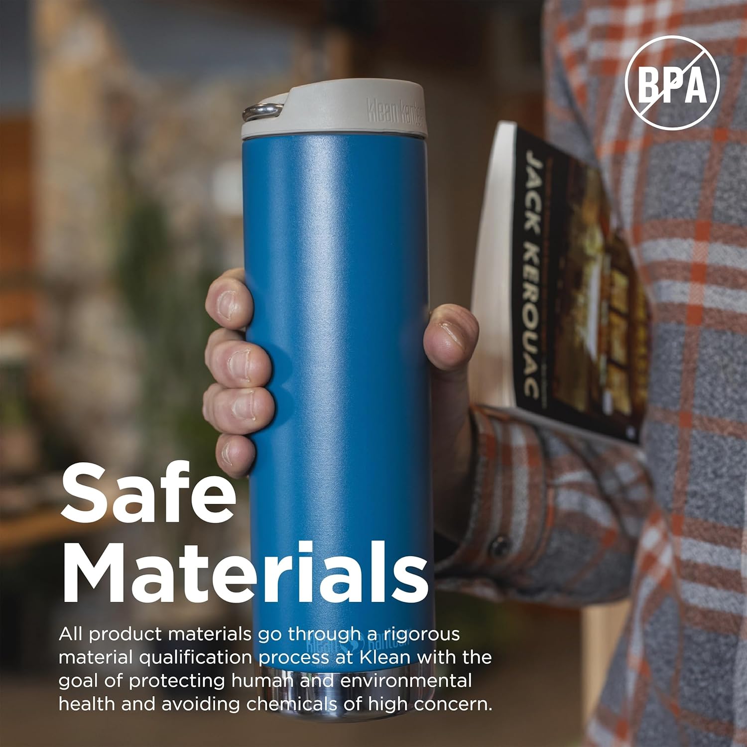 Klean Kanteen 20oz TKWide Insulated Coffee Tumbler with Café Cap - Corsair - Image 6