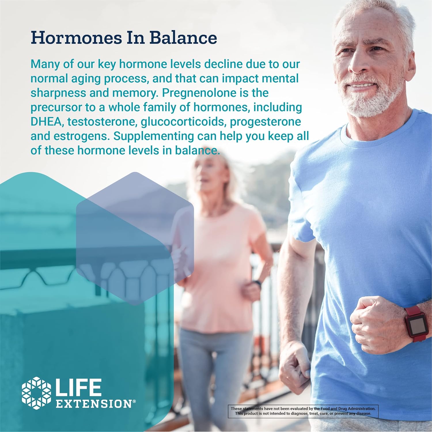 Life Extension Pregnenolone 100mg Hormone Balance, Anti-Aging & Longevity - Memory & Cognition Support Supplement – Non-GMO, Gluten-Free -100 Capsules : Health & Household