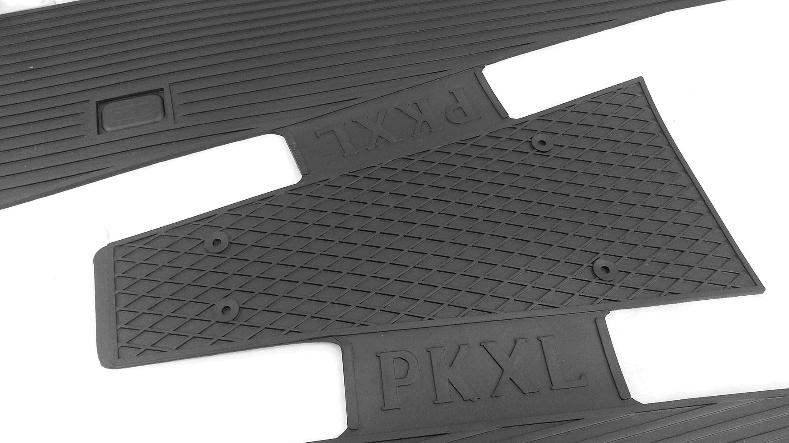 TAPPETINO TAPPETO POGGIA PIEDI COMPATIBILE CON VESPA PK 50 XL - PK 125 XL nero in gomma rif.6 tappeto