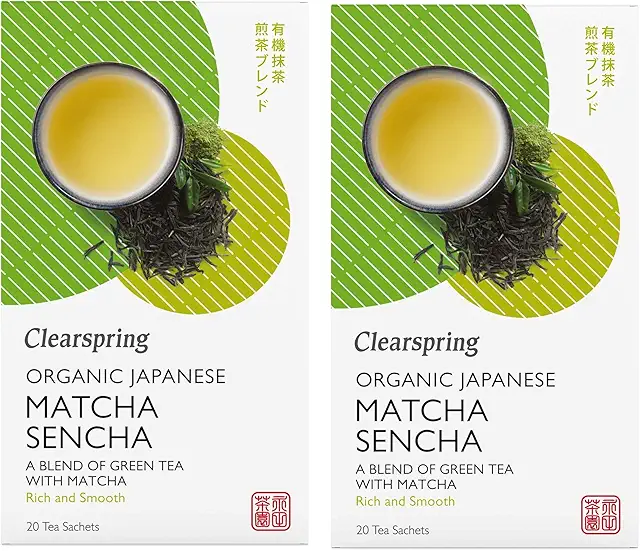 Clearspring Matcha Grüner Tee Bundle (2x 40g) - Bio & Antioxidantienreich
