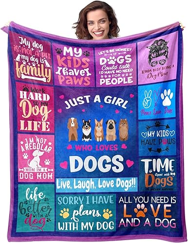 standhustle Regalos para mamá de perro para mujeres, regalo de cumpleaños para perro, mamá, el mejor perro del mundo, manta regalos para mamás de