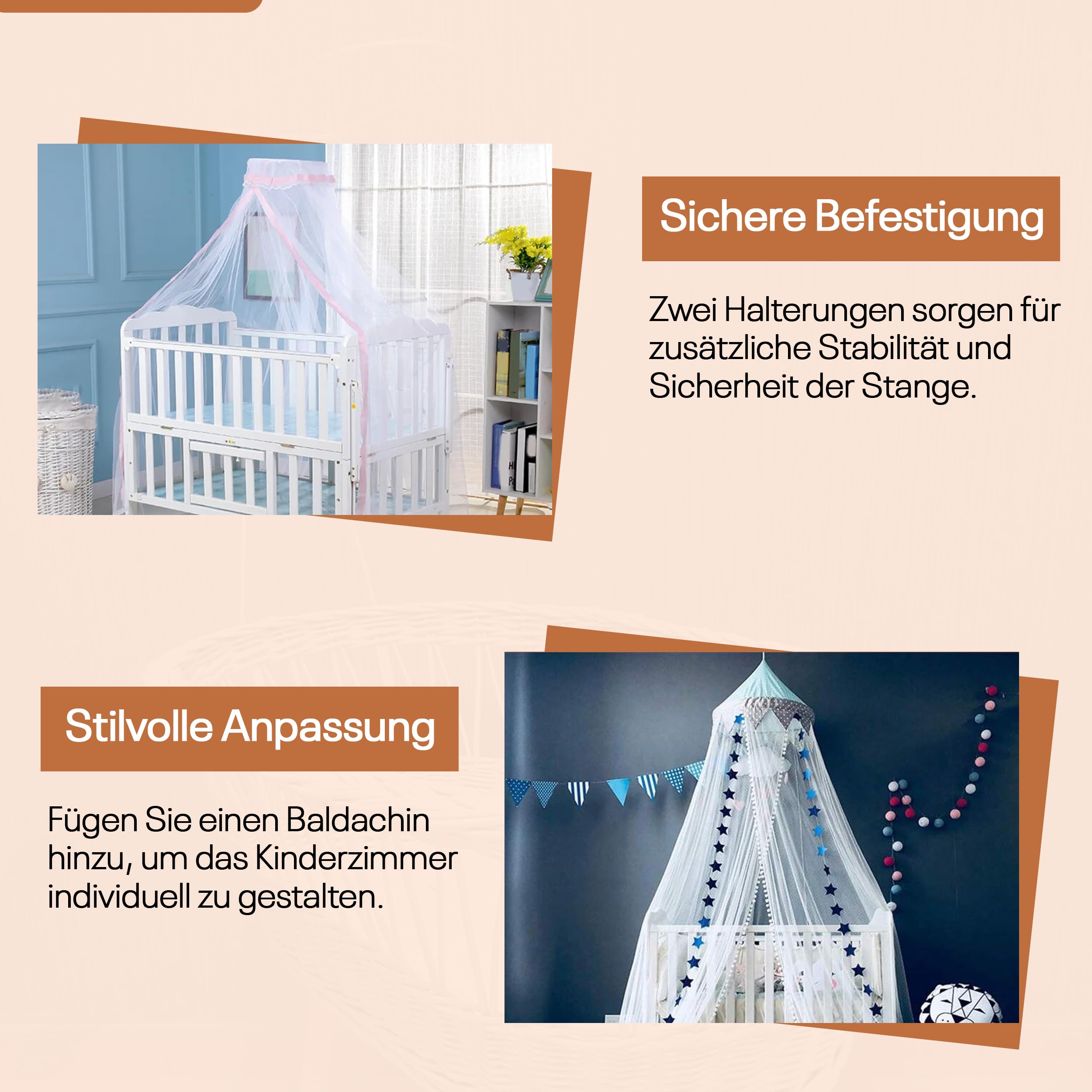 betthimmel stange | Himmelstange babybett | Himmelstange für Wiege | betthimmel stange | Himmelstange Gerade | himmelstange puppenwiege | himmelstange babybett mit fuß einfach montierbar