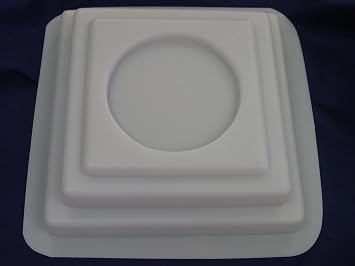 Square Column Base Plastic Craft Mold use to Make Your own with Concrete or Plaster 8501