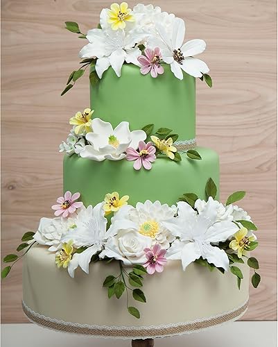 Miniatura 5 de Global Sugar Art Shrine Lily Sugar Cake Flowers - Espray para tartas de azúcar, color blanco, 1 unidad por el chef Alan Tetreault