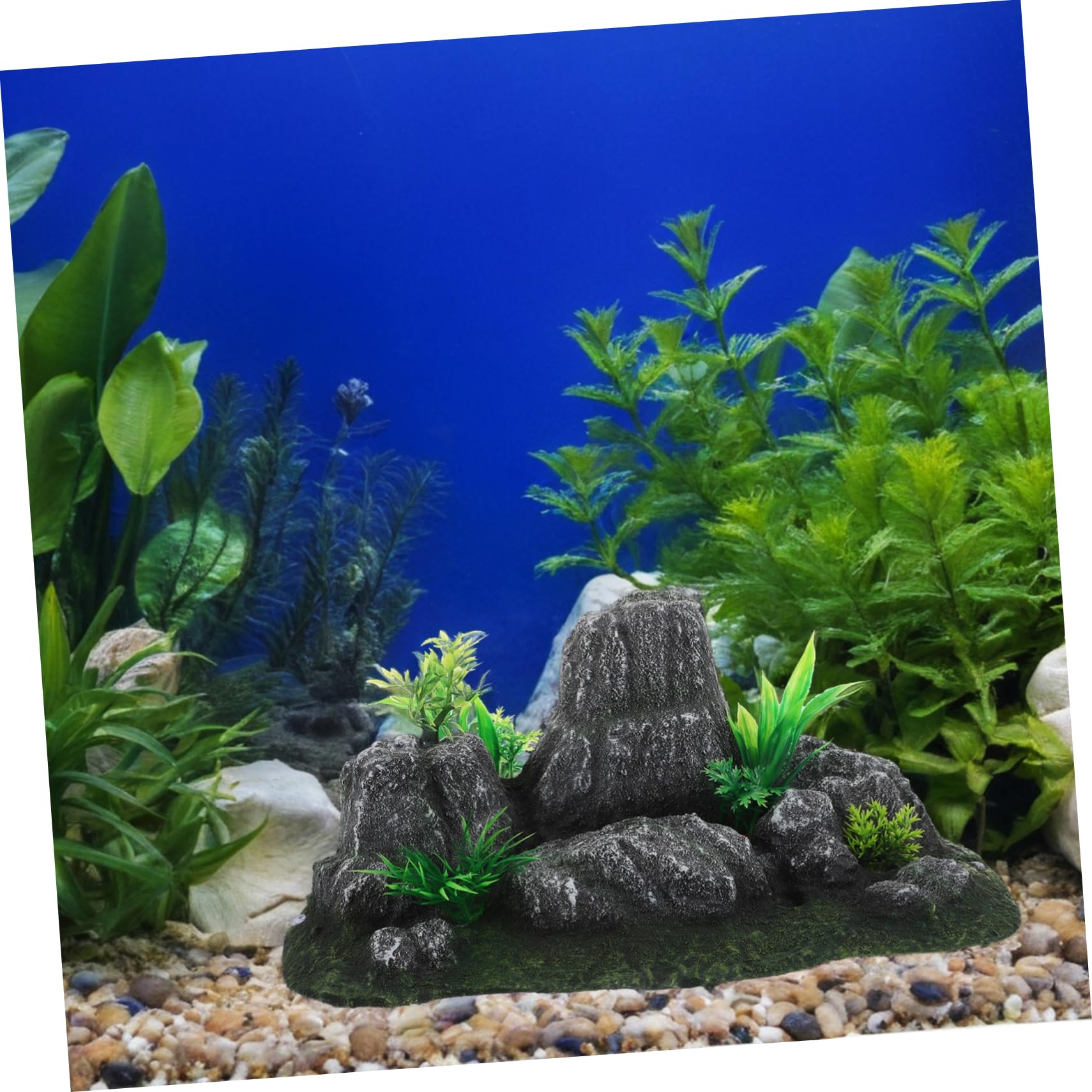 Toyvian Adorno Acuario Artificial Decoración De Rocalla Resina Cueva para Bettas Decoración Acuario