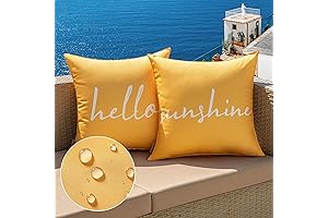 MIULEE Outdoor Waterproof Throw Pillow Covers