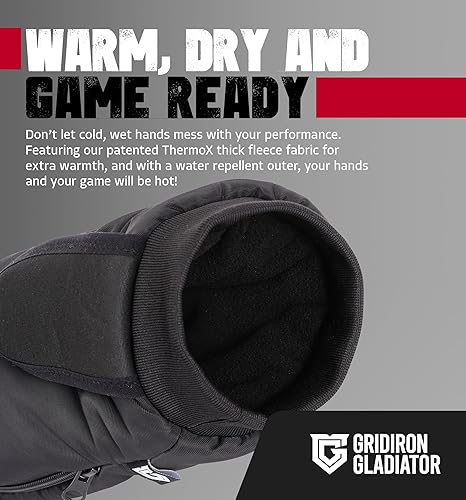 Miniatura 2 de Gridiron Gladiator Bolsa calentadora de manos de fútbol - Bolsa de calentamiento de manos - Calentador táctico de mano - Bolsa calentadora de manos