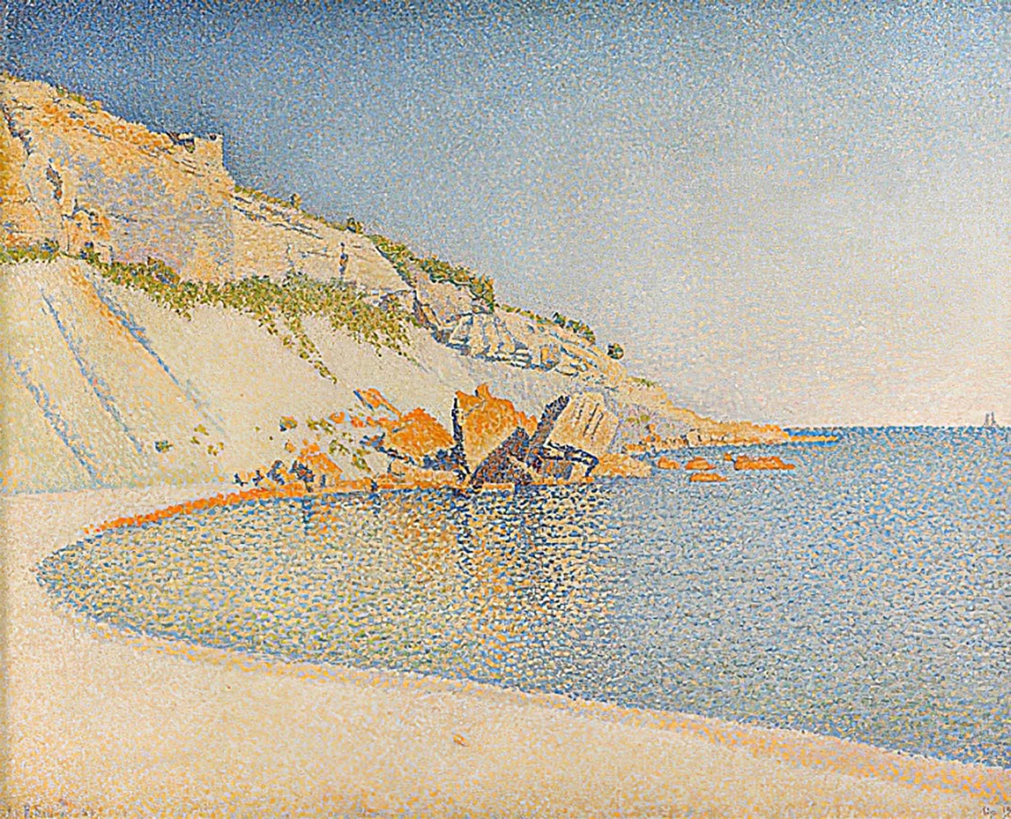 SERENDIPITP Vintage Wall Art Canvas Nordic Poster Canvas Print Picture Cassis Lombard. by Paul Signac Wall Art Poster for Home Decor 60x90cm