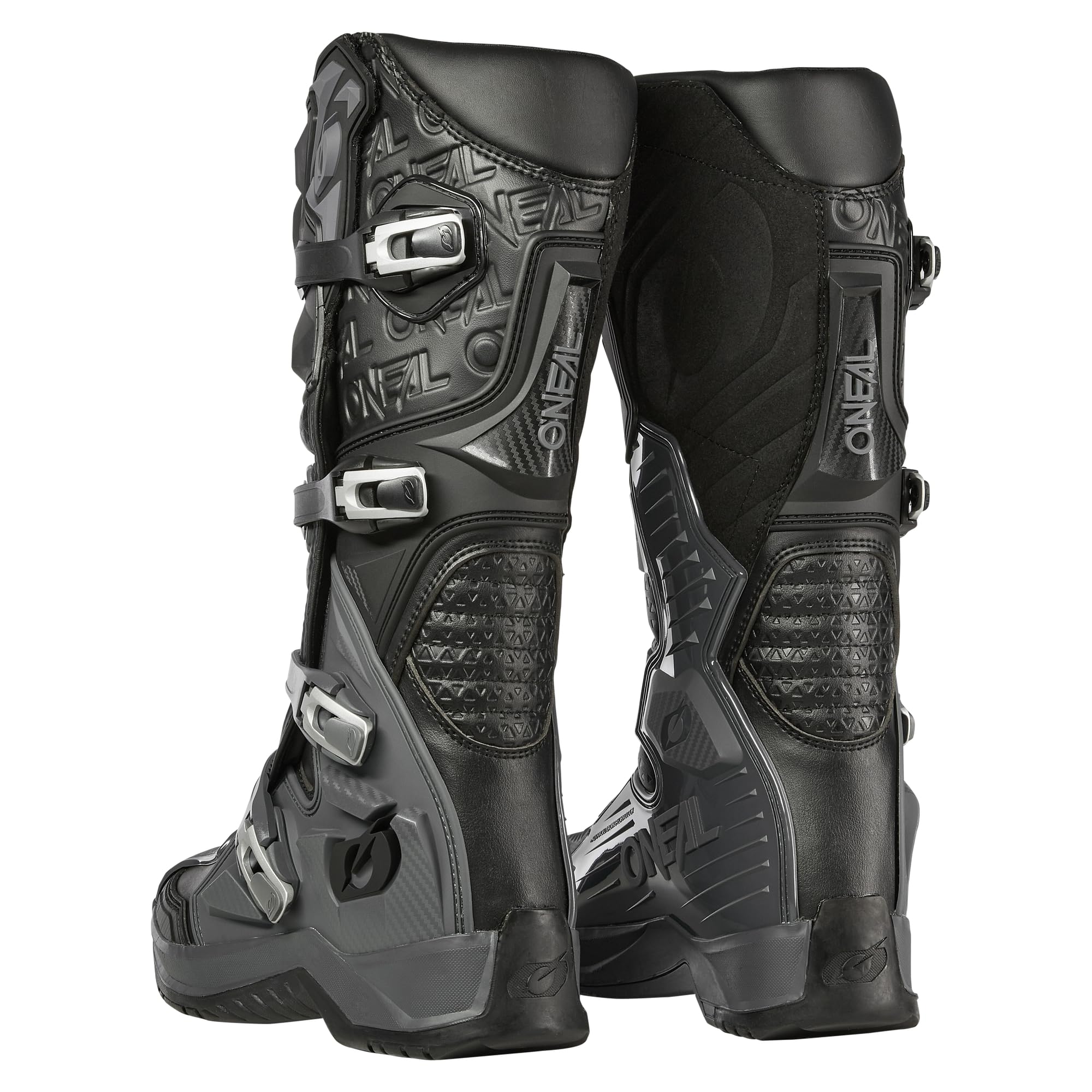 O'Neal Botas Motocross Botas Enduro Protección Térmica Microfibra Alta Calidad Bota RMX PRO V.24 Adulto Negro Gris Talla 42