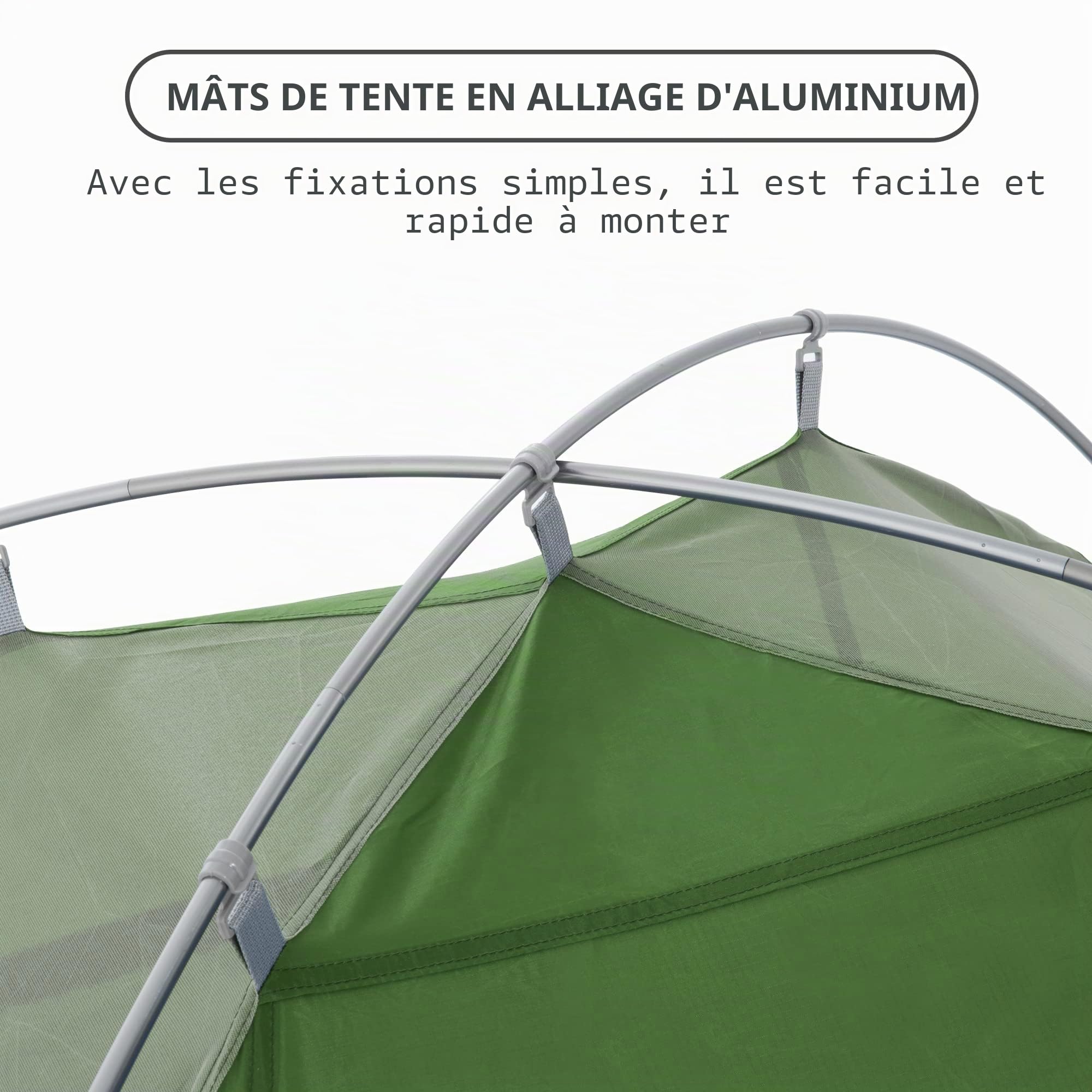 Naturehike P-Plus Tente Dôme Familiale Ultralégère Extérieure 3-4 Personnes Tente de Camping Tente de Poteau en Aluminium 3-4 Saisons Autoventilation Imperméable pour Randonnée Outdoor