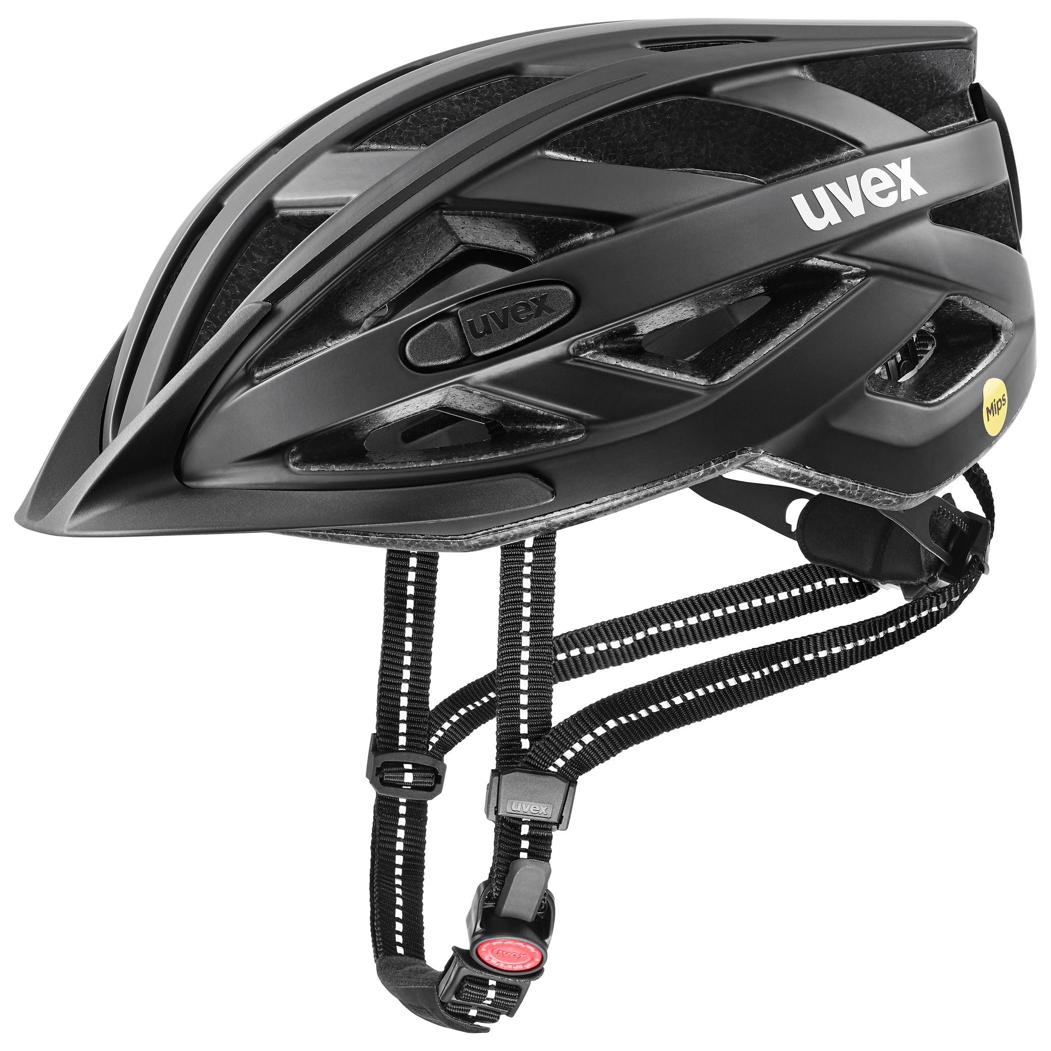 uvex city i-vo MIPS, kask rowerowy unisex-dorosły, black matt, 56-60 cm